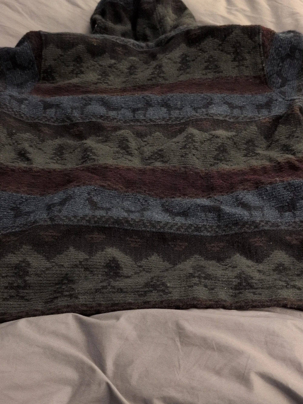 Woolrich Blue Red Green and Black AztecWomen's XL Jacket - Picture 13 of 16